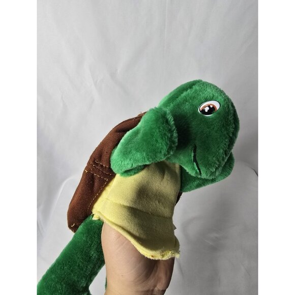 Franklin The Turtle Plush Puppet Doll Stuffed Animal Toy Vintage - Picture 5 of 9